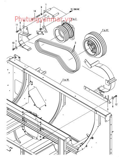 Dây đai truyền động đập